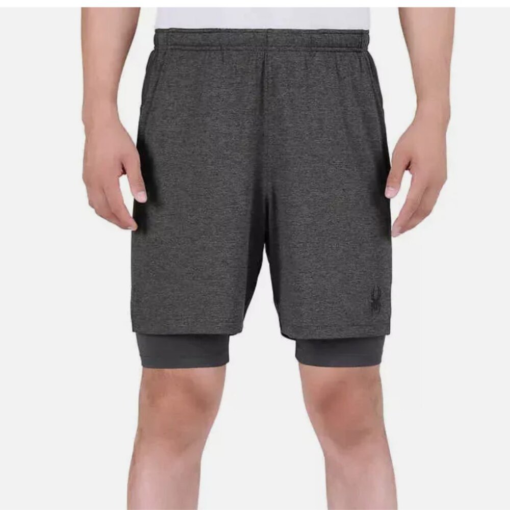 Spyder Performance Active Men’s Tech Knit Short Dark Gray M